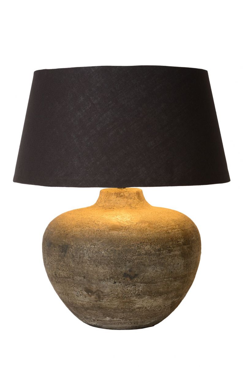 LUCIDE RAMSES Table Lamp E27 H71cm Rust Brown (47505/81/97)