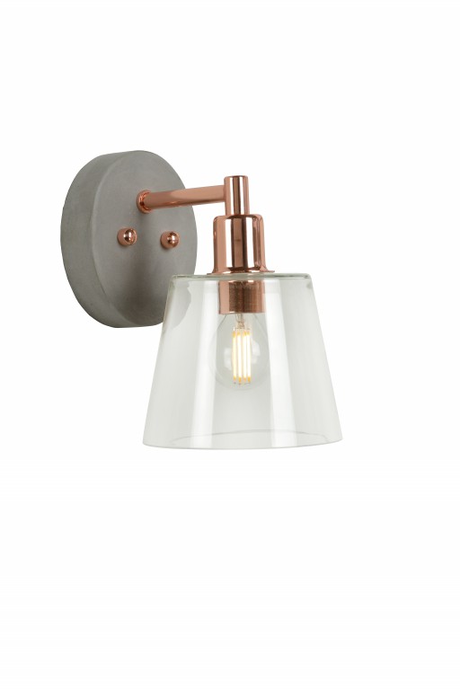 LUCIDE VITRI Wall light E14 Ø13cm H 19.5cm (71265/01/17)
