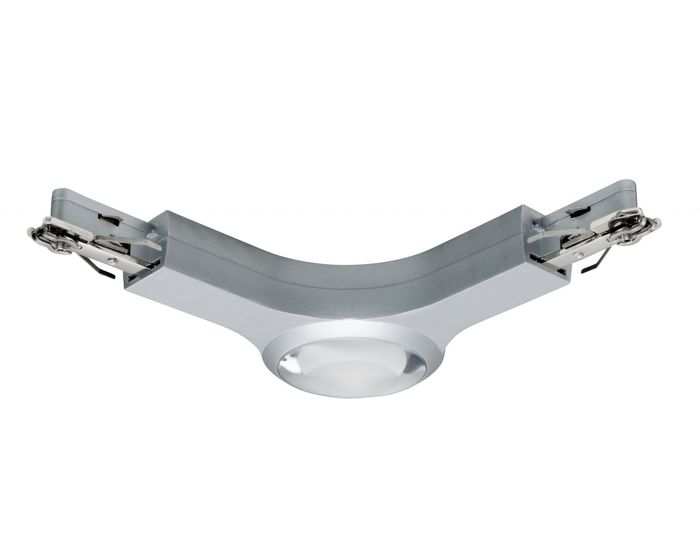 PAULMANN URail LED L-spojka 5,8W, 2700K, 501lm matný chrom stmívatelná (95485)