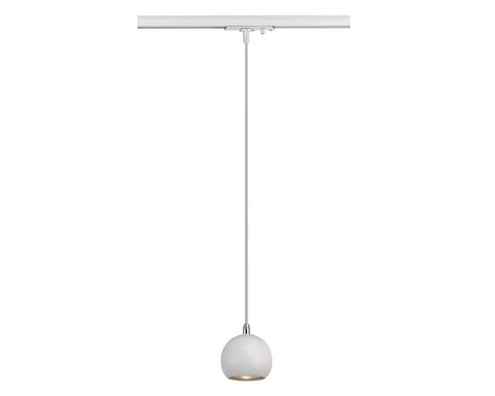 SLV LIGHT EYE BALL závesná pre 1-okr. lištu biela 230V LED GU10 5W (144021)
