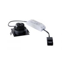 SLV PATTA-I zápustná matná čierna hranatá 230V/500mA LED 9W 38° 3000K (114430) #1