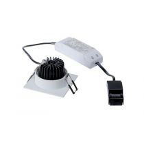 SLV PATTA-I zápustná matná biela hranatá230V/500mA LED 9W 38° 3000K (114431) #1