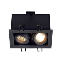 SLV KADUX GU10 II matná čierna 230V GU10 2x50W (115520) #1