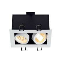 SLV KADUX GU10 II matná biela 230V GU10 2x50W (115521) #1