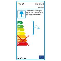 SLV SITRA stropní antracitová 230V GX53 9W IP44 (231545) #1