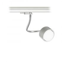 RENDL RED PIXIE na husom krku pre trojokruh. lištu striebornosivá chróm 230V LED GX53 7W (R10641) #1