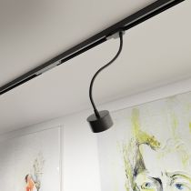 RENDL RED PIXIE na husom krku pre trojokruh. lištu čierna 230V LED GX53 7W (R11769) #1