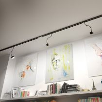 RENDL RED PIXIE na husom krku pre trojokruh. lištu čierna 230V LED GX53 7W (R11769) #5