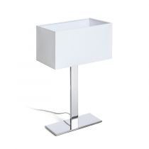 RENDL RED PLAZA M stolná biela chróm 230V E27 42W (R11983) #2