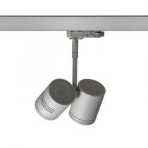 RENDL RED BEEBA II pre trojokruh. lištu striebornosivá 230V GU10 2x35W (R12312) #2