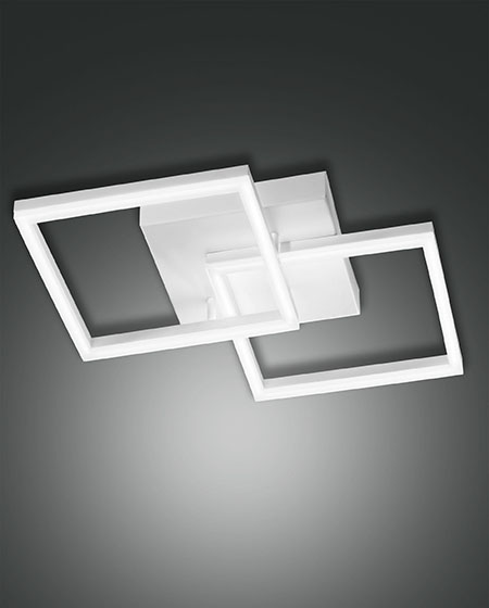 FABAS BARD WALL LAMP WHITE 2 LIGHTS (3394-22-102)