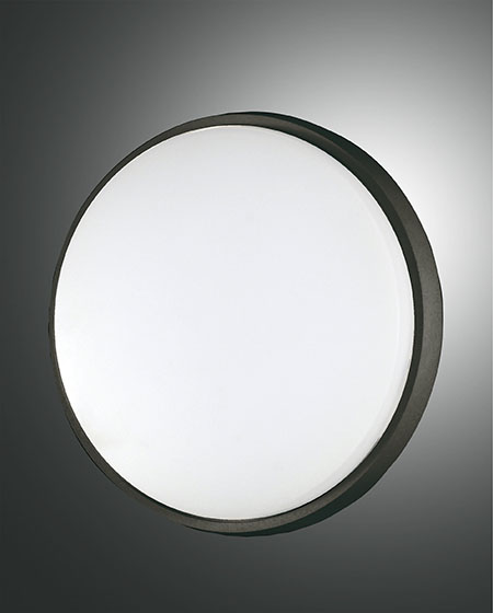 FABAS OLLY CEILING LAMP LED 30W BLACK D.34 CM (3315-65-101)
