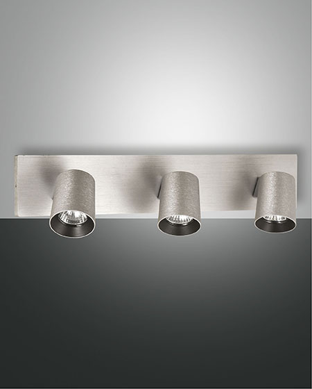 FABAS MODO SPOT BRUSHED ALUMINUM 3 LIGHTS (3451-83-212)